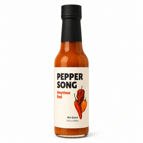 Anytime Red Hot Sauce - Pepper Song