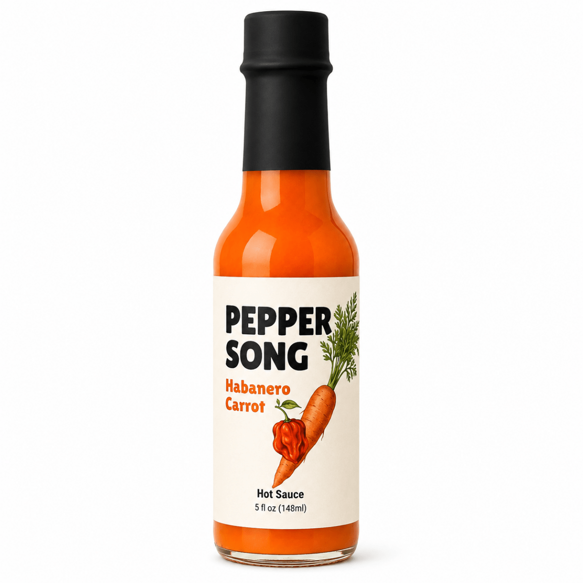 Habanero Carrot Hot Sauce - Pepper Song