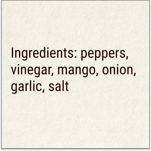 Mango Habanero Hot Sauce - Pepper Song