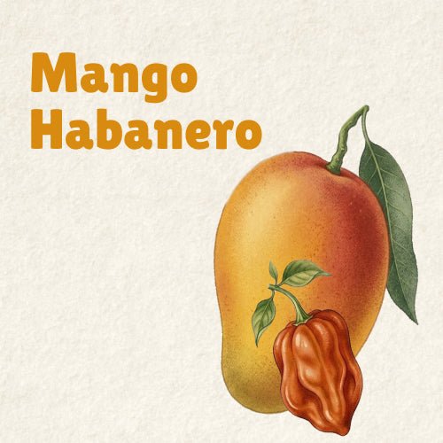 Mango Habanero Label Detail - Pepper Song